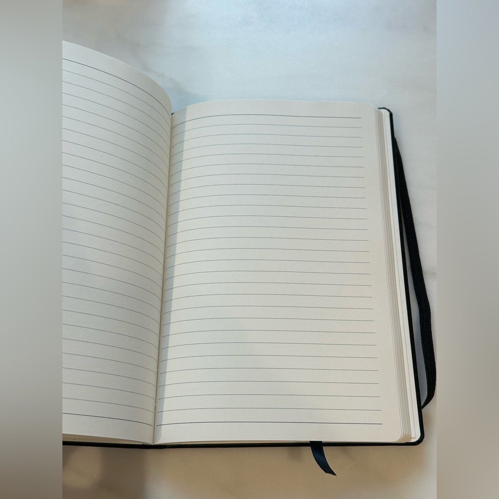 Black Embossed Ontario Canada Journal Notebook with Lined Paper - Picture 8 of 9